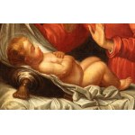 Carlo Dolci (seguace di) (Firenze 1616 - 1686), Virgin and Child with the Sleeping Infant Jesus
