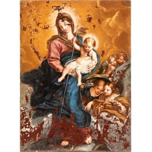 Pietro Berrettini detto Pietro da Cortona (seguace di) (Cortona 1596 - Roma 1669), The Immaculate Conception