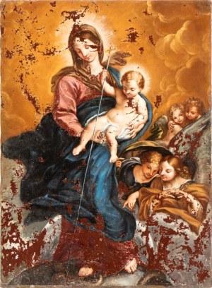Pietro Berrettini detto Pietro da Cortona (seguace di) (Cortona 1596 - Roma 1669), The Immaculate Conception