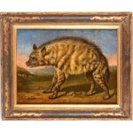 Jens Juel (ambito di) (Balslev 1745 - Copenhagen 1802), The Hyena in the Menagerie of Frederiksberg Castle