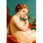 Artista francese XVIII - XIX secolo, Venus and Cupid
