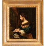 Carlo Dolci (ambito di) (Firenze 1616 - 1686), Saint Cecilia at the organ