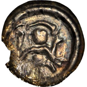 R-, Henry I the Bearded 1201–1238 or Henry II the Pious 1238–1241, Rataj bracteate, Figure, R3
