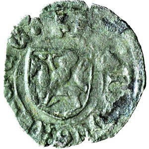 RR-, Władysław Warneńczyk 1442–1443 Polnisch-litauisch-ungarischer Denar
