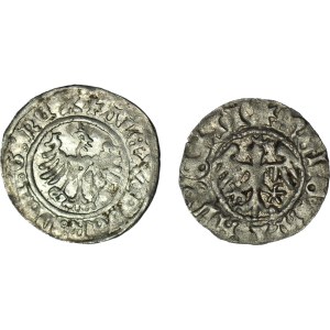 A. Jagiellończyk and J. Olbracht, set of 2 half-groschen coins