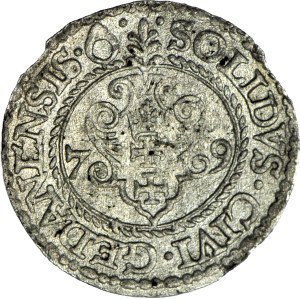 R, Stefan Batory, Szeląg 1579, Gdańsk