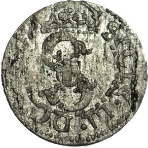 Sigismund III. Wasa, Schilling 1610, Riga, schmales Monogramm, Rarität