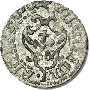 Sigismund III. Wasa, Schilling 1610, Riga, schmales Monogramm, Rarität