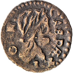 Jan Kazimierz, 166-szeląg Crown coin, period forgery