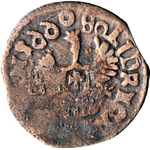 Jan Kazimierz, 166-szeląg Crown coin, 66 (reversed), period forgery