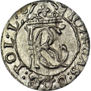 Jan Kazimierz, Szeląg, Vilnius 1652, Gozdawa coat of arms, nice