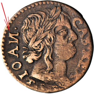 RR-, Jan Kazimierz, Szeląg 1660, Ujazdów, inverted N in IOAN, R3