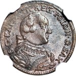 R-, Courland, Charles Christian of Saxony, Schilling 1762, Mitava, mint