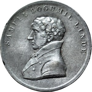 Medal 1816, Samuel Bogumił Linde - twórcy Słownika Języka Polskiego, Białogon