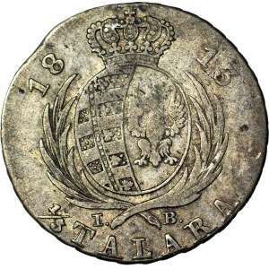 Varšavské knížectví, 1/3 tolaru z roku 1813, vzácnější ročník