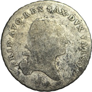 Duchy of Warsaw, 1/6 thaler, 1814 IB, rare denomination