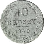 Regno di Polonia, 10 groszy, 1840 MW