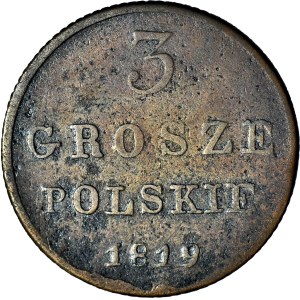 Königreich Polen, 3 Groschen 1819 IB