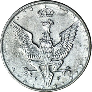Kingdom of Poland, 20 pfennigs, 1917 FF, beautiful