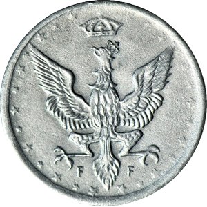 Kingdom of Poland, 10 pfennigs, 1917 FF