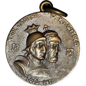 Poland Under Foreign Rule, 1910 Bronze Medal, 500th Anniversary of the Battle of Grunwald, 21 mm, unlisted