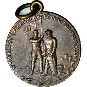 Poland Under Foreign Rule, 1910 Bronze Medal, 500th Anniversary of the Battle of Grunwald, 21 mm, unlisted