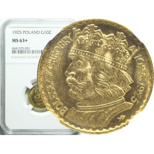 10 zlotych, 1925, Bolesław the Brave, mint