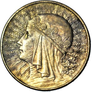 10 zlotych, 1932, Head, London, mint
