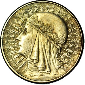 10 złotych 1932, Głowa, Londyn, okołomennicza