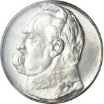 10 zlotych, 1935, Piłsudski, mint proof
