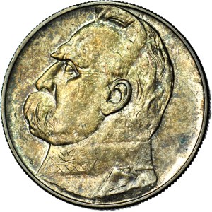 10 zlotych, 1936, Piłsudski, mint proof