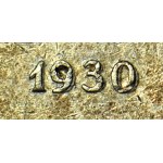 RRR – 5 zlotych, 1930, HYBRID, obverse: DEEP BANNER