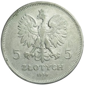 5 zlotých 1930, Vlajka