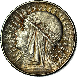5 zlotých 1933, hlava, mincovna