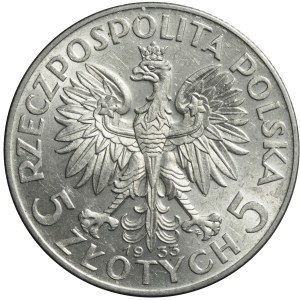 5 zlotych, 1933, Head, mint