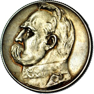 5 zlotych, 1934, Piłsudski, official eagle, beautiful