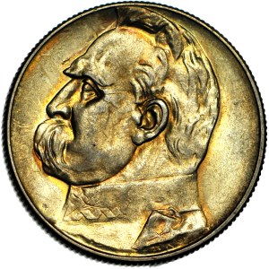 5 zlotych, 1934, Piłsudski, official eagle, mint condition, beautiful