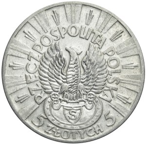 5 zlotych, 1934, Piłsudski, Riflemen's Eagle
