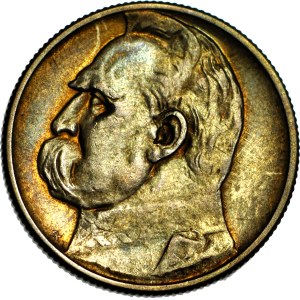 1934 2 zlote, Piłsudski, mint condition, beautiful patina