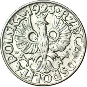 50 groszy, 1923, Le Locle, Type I, mint