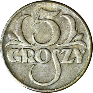 5 groszy, 1930, a rare issue
