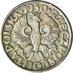 5 groszy, 1930, a rare issue