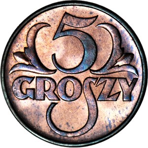 5 groszy, 1938, minted