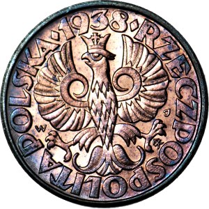 5 groszy, 1938, minted