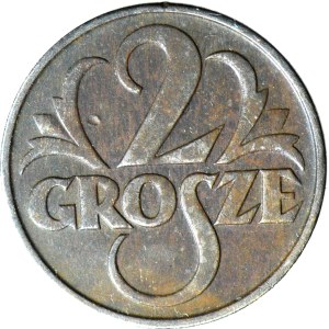 2 grosze, 1933, a rare issue
