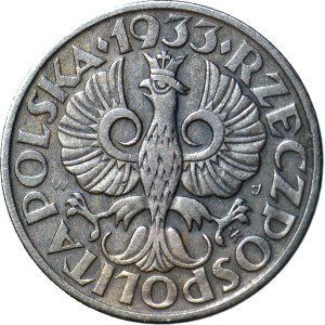 2 grosze, 1933, a rare issue