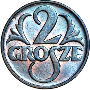 2 grosze, 1939, minted