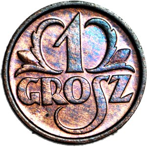 1 grosz del 1934, di zecca, in ottime condizioni, tiratura minima