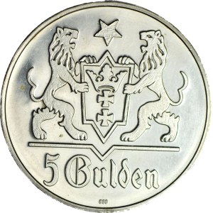 R-, WMG, 5 guilders, 1923–1977, Church, minted SILVER pr800, weight 25.20 g.