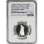 200 zlotych, 1985, Polish Maternity Hospital, MN, Proof, Reversed Mint Mark MW